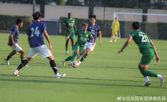 教学赛:北京国安1-1拉查武里 曹永竞助攻法比奥得分 